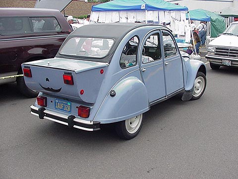 Citroen 2CV6 Club owner Chuck Dee Baccus San Jose CA