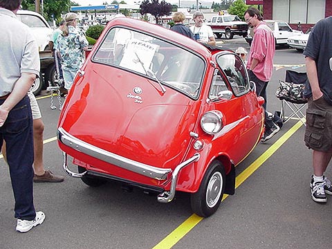 Microcar Class First Place 1957 BMW Isetta 300 Bubble Window Convertible