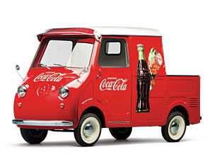 Lot 297: 1959 Goggomobil TL-400 Transporter Pickup "Coca-Cola" SOLD for: $